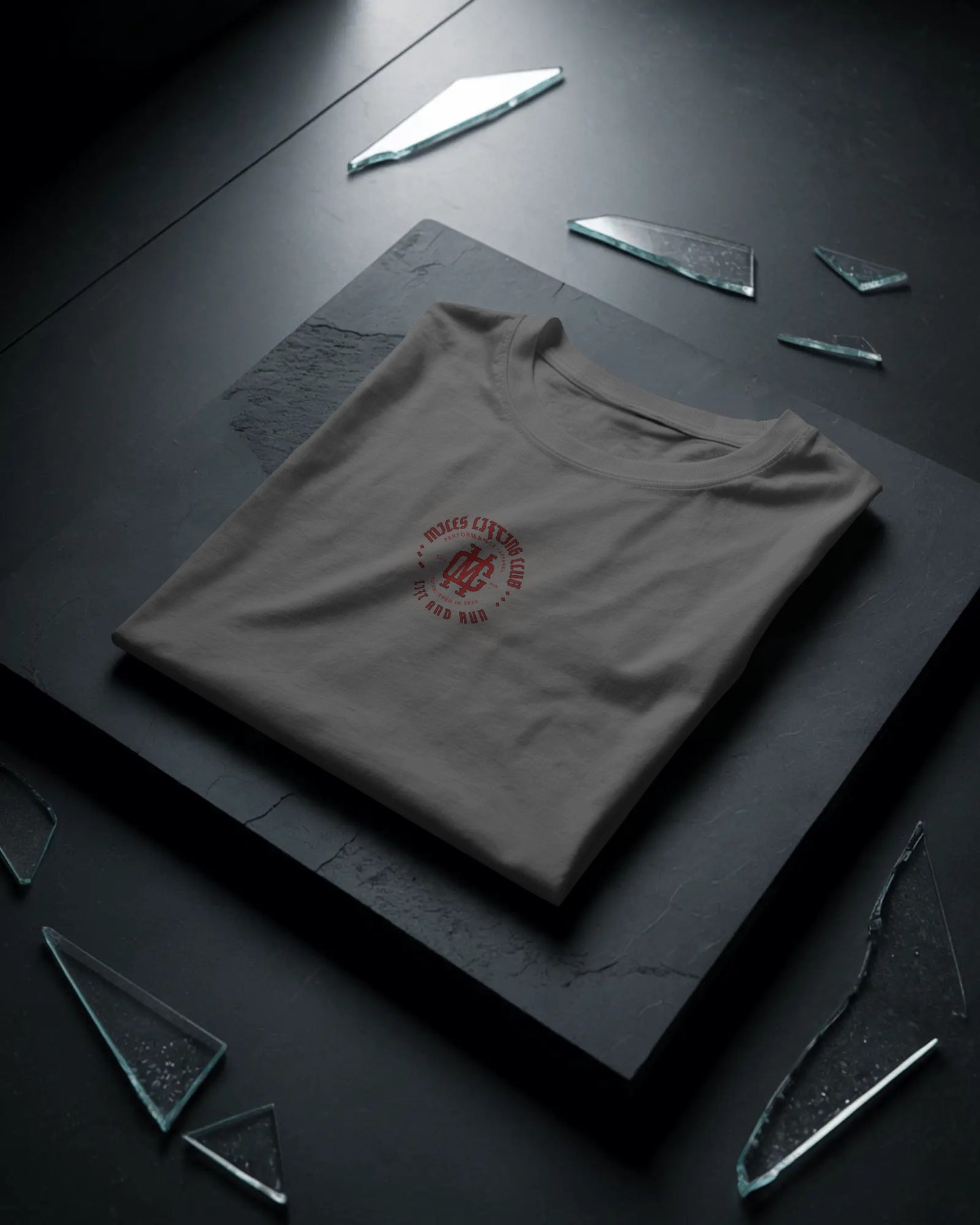 Grey Performance Pump Cover Tee